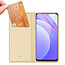 Dux Ducis - Case for  Xiaomi Mi 10T Lite - Ultra Slim PU Leather Flip Folio Case with Magnetic Closure - Gold