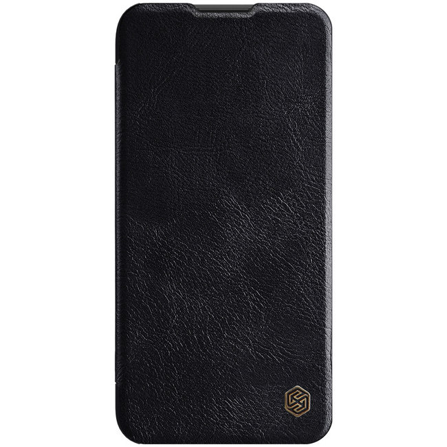Huawei P40 Lite - Qin Leather Case - Black