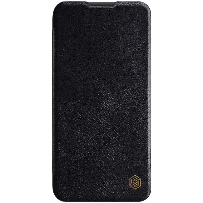 Huawei P40 Lite - Qin Leather Case - Zwart