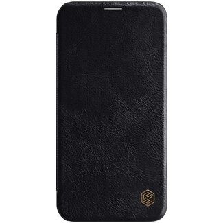 Nillkin Apple iPhone 12 Mini - Qin Leather Case - Zwart