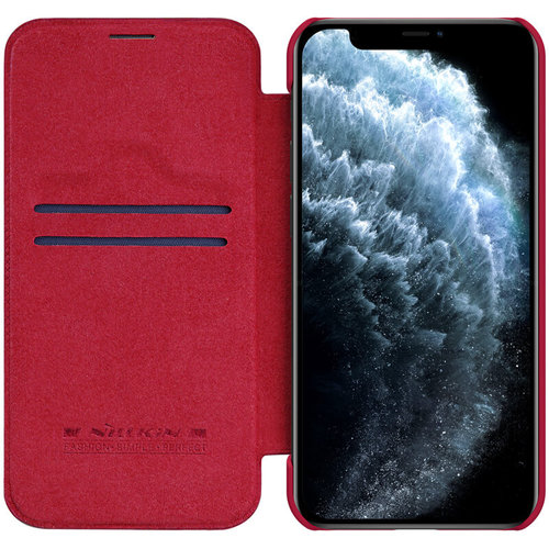 Nillkin Apple iPhone 12 Mini - Qin Leather Case - Rood