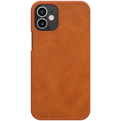 Nillkin Apple iPhone 12 Mini - Qin Leather Case - Bruin