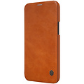 Nillkin Apple iPhone 12 / 12 Pro - Qin Leather Case - Bruin