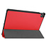 Lenovo Tab P11 Hoes - 11 Inch - Tri-Fold Book Case - Auto Sleep/Wake Functie - Rood