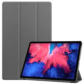 Cover2day Lenovo Tab P11 Hoes - 11 Inch - Tri-Fold Book Case - Auto Sleep/Wake Functie - Grijs