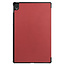 Lenovo Tab P11 Hoes - 11 Inch - Tri-Fold Book Case - Auto Sleep/Wake Functie - Donker Rood