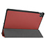 Case for Lenovo Tab P11 - 11 Inch - Slim Tri-Fold Book Case - Lightweight Smart Cover - Wine Red