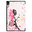 Case for Lenovo Tab P11 - 11 Inch - Slim Tri-Fold Book Case - Lightweight Smart Cover - Flower Fairy