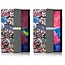 Lenovo Tab P11 Hoes - 11 Inch - Tri-Fold Book Case - Auto Sleep/Wake Functie - Graffiti