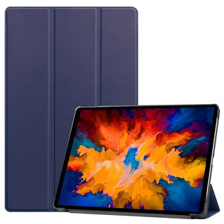 Cover2day Case for Lenovo Tab P11 Pro - 11.5 Inch - Slim Tri-Fold Book Case - Lightweight Smart Cover - Dark Blue