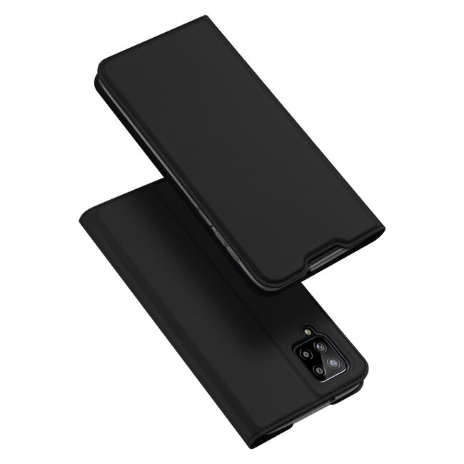 Samsung Galaxy A12 hoesje - Dux Ducis Skin Pro Book Case - Zwart