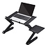 Laptop stand Adjustable Universal - Laptop table - Suitable for working at home - Laptop stand Foldable - Black