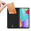 Case for Samsung Galaxy A52 5G Ultra Slim PU Leather Flip Folio Case with Magnetic Closure - Black