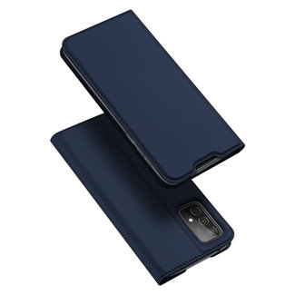 Dux Ducis Samsung Galaxy A52 5G Hoesje - Dux Ducis Skin Pro Book Case - Donker Blauw