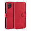 CaseMe - Samsung Galaxy A12 Case - Magnetic 2 in 1 Case - Leather Back Cover - Red