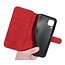 CaseMe - Samsung Galaxy A12 Case - Magnetic 2 in 1 Case - Leather Back Cover - Red