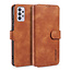 CaseMe - Samsung Galaxy A32 5G Hoesje - Magnetisch 2 in 1 Case - Ming Serie - Leren Back Cover - Licht Bruin