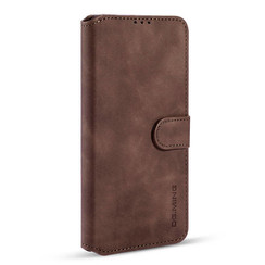 CaseMe - Samsung Galaxy A32 5G  Case - Magnetic 2 in 1 Case - Leather Back Cover - Dark Brown