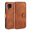 CaseMe - Samsung Galaxy A42 Case - Magnetic 2 in 1 Case - Leather Back Cover - Light Brown