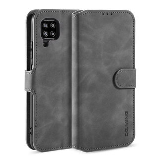 CaseMe CaseMe - Samsung Galaxy A42 Case - Magnetic 2 in 1 Case - Leather Back Cover - Grey