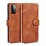 CaseMe - Samsung Galaxy A72 Case - Magnetic 2 in 1 Case - Leather Back Cover - Light Brown