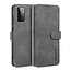 CaseMe - Samsung Galaxy A72 Case - Magnetic 2 in 1 Case - Leather Back Cover - Grey