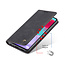 CaseMe - Case for Samsung Galaxy A52 5G - PU Leather Wallet Case Card Slot Kickstand Magnetic Closure - Black