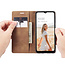 CaseMe - Case for Samsung Galaxy A32 5G - PU Leather Wallet Case Card Slot Kickstand Magnetic Closure - Light Brown