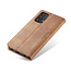 CaseMe - Case for Samsung Galaxy A32 5G - PU Leather Wallet Case Card Slot Kickstand Magnetic Closure - Light Brown