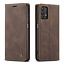 CaseMe - Case for Samsung Galaxy A32 5G - PU Leather Wallet Case Card Slot Kickstand Magnetic Closure - Dark Brown
