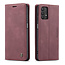 CaseMe - Case for Samsung Galaxy A32 5G - PU Leather Wallet Case Card Slot Kickstand Magnetic Closure - Dark Red