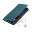 CaseMe - Case for Samsung Galaxy A32 5G - PU Leather Wallet Case Card Slot Kickstand Magnetic Closure - Blue