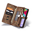 CaseMe - Case for Samsung Galaxy A52 5G - Wallet Case with Card Holder, Magnetic Detachable Cover - Brown