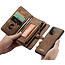 CaseMe - Case for Samsung Galaxy A52 5G - Wallet Case with Card Holder, Magnetic Detachable Cover - Brown