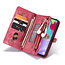 CaseMe - Case for Samsung Galaxy A52 5G - Wallet Case with Card Holder, Magnetic Detachable Cover - Red