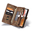 CaseMe - Case for Samsung Galaxy A72 5G - Wallet Case with Card Holder, Magnetic Detachable Cover - Brown