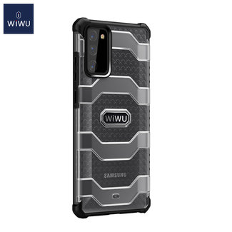 WIWU WiWu - Samsung Galaxy S20 FE Hoesje - Voyager Case - Schokbestendige Back Cover - Zwart