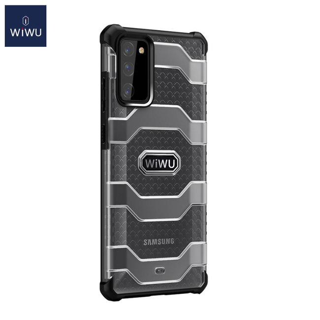 WiWu - Samsung Galaxy S20 FE Case - Shockproof Back Cover - Extreme TPU Back Cover - Black