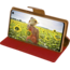 iPhone 12 Pro Max Hoesje - Mercury Canvas Diary Wallet Case - Hoesje met Pasjeshouder - Rood