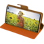 iPhone 12 Pro Max Hoesje - Mercury Canvas Diary Wallet Case - Hoesje met Pasjeshouder - Oranje
