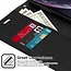 Samsung Galaxy Note 20 Hoesje - Mercury Canvas Diary Wallet Case - Hoesje met Pasjeshouder - Zwart