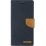 Case for Samsung Galaxy Note 20 - Mercury Canvas Diary Case - Flip Cover - Dark Blue