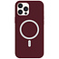 iPhone 12 Mini Hoesje - Magsafe Case - Magsafe compatibel - TPU Back Cover - Wine Red