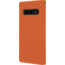 Samsung Galaxy Note 20 Ultra Hoesje - Mercury Canvas Diary Wallet Case - Hoesje met Pasjeshouder - Oranje