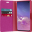 Samsung Galaxy S20 Plus Hoesje - Mercury Canvas Diary Wallet Case - Hoesje met Pasjeshouder - Roze