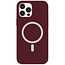 iPhone 12 / 12 Pro Hoesje - Magsafe Case - Magsafe compatibel - TPU Back Cover - Wine Red