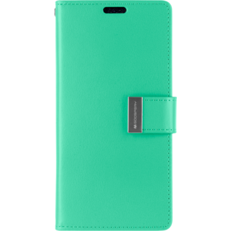 Mercury Goospery Case for iPhone 11 Pro Case - Flip Cover - Goospery Rich Diary - Turquoise