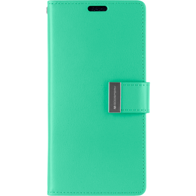 iPhone 11 Pro Hoesje - Goospery Rich Diary Case  - Hoesje met Pasjeshouder - Turquoise