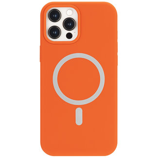 Mercury Goospery Case for iPhone 12 Pro Max - Magsafe Case - Magsafe compatible - TPU Back Cover - Orange