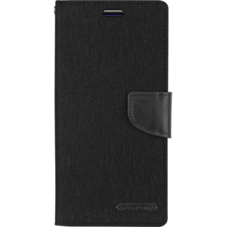 Mercury Goospery Case for  Samsung Galaxy S20 Ultra - Mercury Canvas Diary Case - Flip Cover - Black